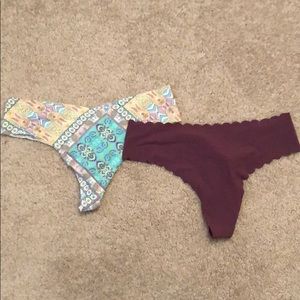 Victoria's Secret No-Show Thong Bundle